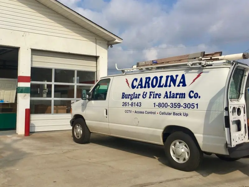 van with company logo