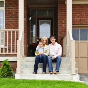 brick house with fire alarms