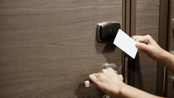 commercial rfid door lock with keycard