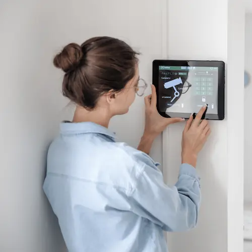 commercial tablet console for security system